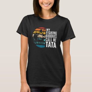 Camiseta Hombres, mis compañeros de pesca me llaman Tata Fi