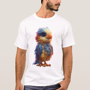 Camiseta Hombres míticos vibrantes cría de fénix