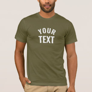 Camiseta Hombres Modernos Bella+Canvas Ejército Corto Verde