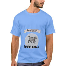 Hombres modernos divertidos adoran los gatos azul