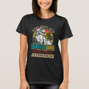 Camiseta Hombres Molestos Abuelo Rex Dinosaurio