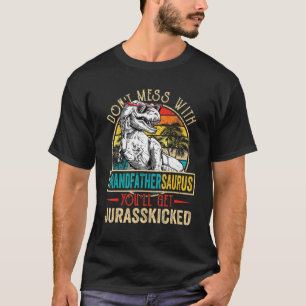 Camiseta Hombres Molestos Abuelo Rex Dinosaurio