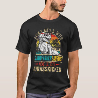 Camiseta Hombres Molestos Abuelo Rex Dinosaurio
