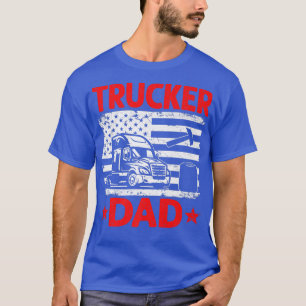 Camiseta Hombres molestos camionero de la bandera de EE.UU.