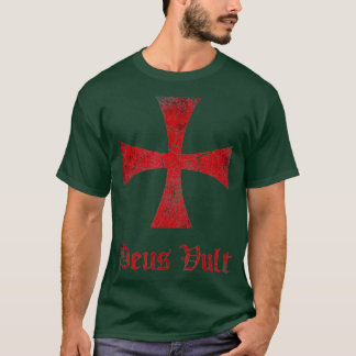 Camiseta Hombres Molestos Deus Vult Caballeros de la Cruz T