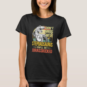 Camiseta Hombres Molestos Stepdadsaurus Dinosaur Rex Fat