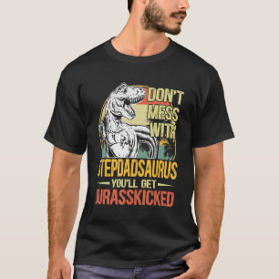 Camiseta Hombres Molestos Stepdadsaurus Dinosaur Rex Fat