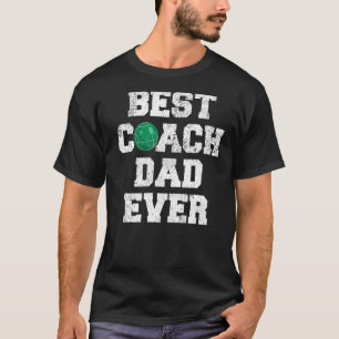 Camiseta Hombres Molestos Vintage Mejor Entrenador De Bocce