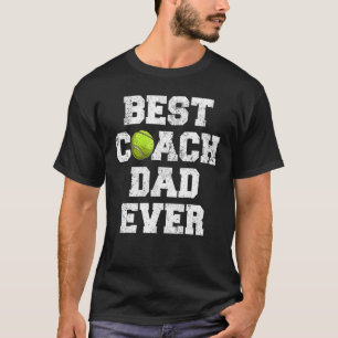 Camiseta Hombres Molestos Vintage Mejor Entrenador De Tenis