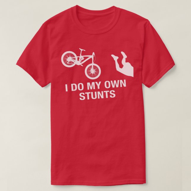 Camiseta Hombres Montaña Bike Hago Mi Propia Lesiones Graci (Diseño del anverso)