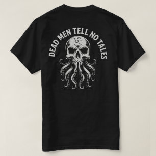 Camiseta Hombres muertos no dicen nada de diseño pirata