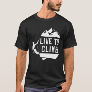 Camiseta Hombres mujeres alpinas de Rock Climber Boulder