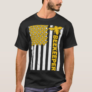 Camiseta Hombres mujeres apicultores con la bandera de los 