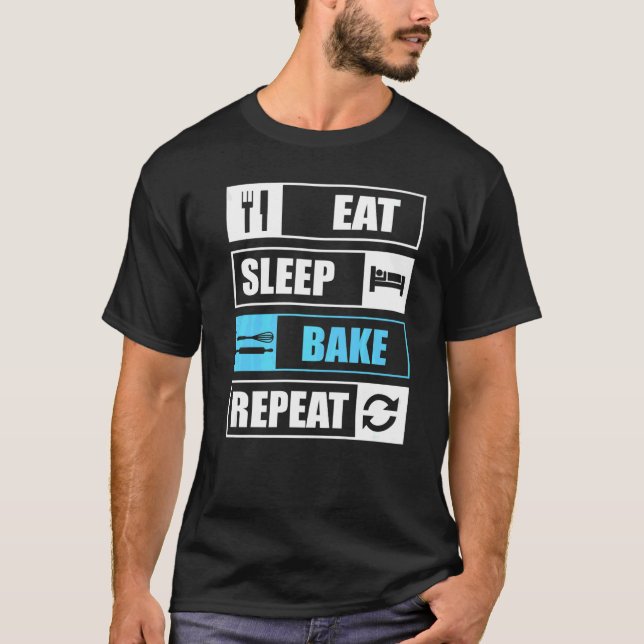 Camiseta Hombres Mujeres Baking Baker Hobby Food Cakes Cupc (Anverso)