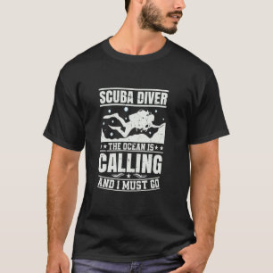 Camiseta Hombres Mujeres Buceadores Buceo