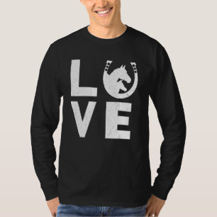 Camiseta Hombres Mujeres Caballos de Herradura