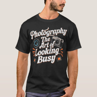 Camiseta Hombres Mujeres Cámara Fotografía Camarógrafo Dive