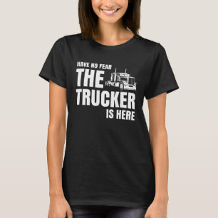 Camiseta Hombres Mujeres Camioneros Carretera Camión Gran R