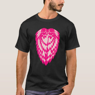 Camiseta Hombres Mujeres Chicas Pink Feather Flamingo Costu