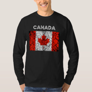 Camiseta Hombres mujeres con la bandera de Canadá