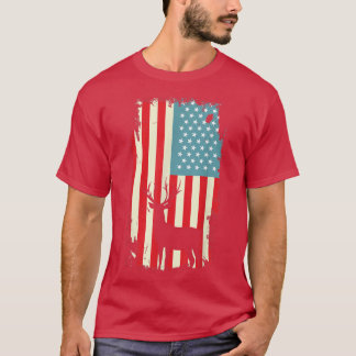 Camiseta Hombres Mujeres de caza de venados norteamericanos