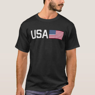 Camiseta Hombres Mujeres de EEUU Niños Bandera Estadouniden
