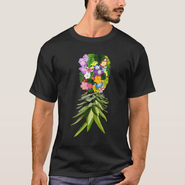 Camiseta Hombres mujeres de piña de piña de picor (Anverso)