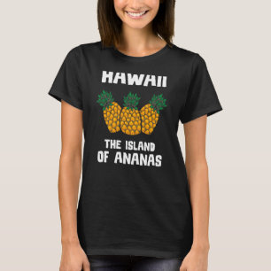 Camiseta Hombres mujeres de piña Hawai Aloha Tropical Honol