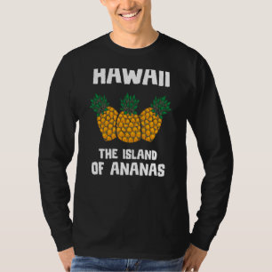 Camiseta Hombres mujeres de piña Hawai Aloha Tropical Honol
