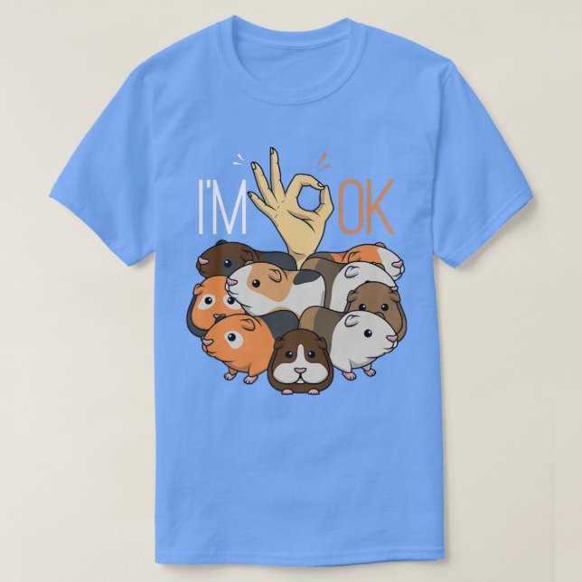 Camiseta Hombres mujeres de rebaño de cerdo de Guinea diver (Diseño del anverso)