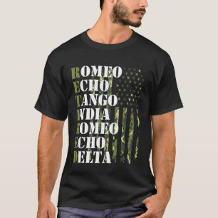 Camiseta Hombres Mujeres del Ejército de EE. UU. Jubilados