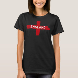 Camiseta Hombres Mujeres Del Equipo De La Bandera De Inglat