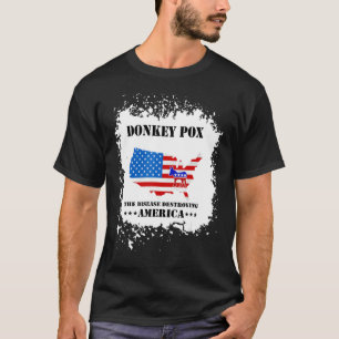 Camiseta Hombres Mujeres Donkey Pox La Enfermedad Que Destr