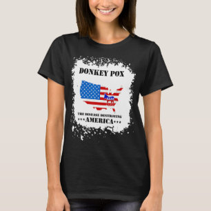 Camiseta Hombres Mujeres Donkey Pox La Enfermedad Que Destr