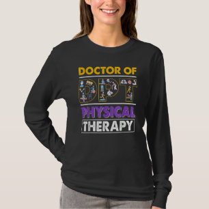 Camiseta Hombres Mujeres Dpt Terapia Física Médica Terapia 