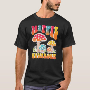 Camiseta Hombres Mujeres Hippie Mushrooms Forjando Morel Mu