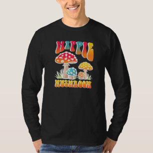 Camiseta Hombres Mujeres Hippie Mushrooms Forjando Morel Mu