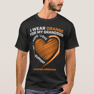Camiseta Hombres Mujeres Hombres Usan Naranja Por Leucemia