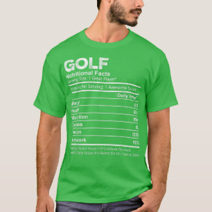 Camiseta Hombres Mujeres Jugadoras de Nutrición de Golf Gra