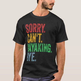 Camiseta Hombres Mujeres Kayak Kayak
