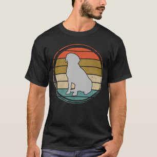 Camiseta Hombres mujeres labradoras de laboratorio de plata