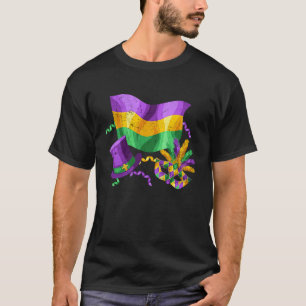 Camiseta Hombres Mujeres Mardi Gras Fiesta Masquerade Festi