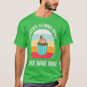 Camiseta hombres mujeres mujer hornear panadería hobby past
