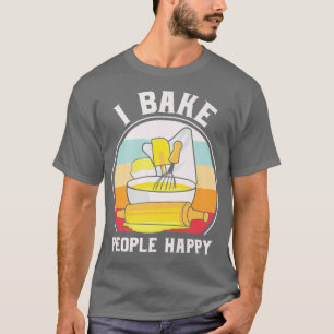 Camiseta hombres mujeres mujer hornear panadería hobby past