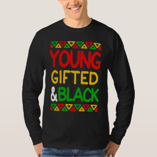 Camiseta Hombres Mujeres Niño Jóvenes y Afroamericanos Negr