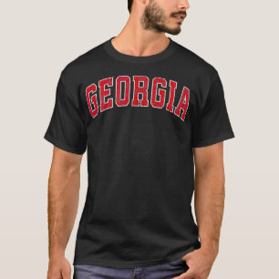 Camiseta Hombres Mujeres Niños Georgia GA Deportes Vintage