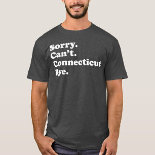 Camiseta Hombres Mujeres Niños o Chicas Funny Connecticut