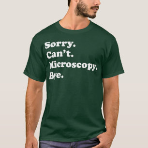 Camiseta Hombres Mujeres Niños o Chicas Microscopía diverti