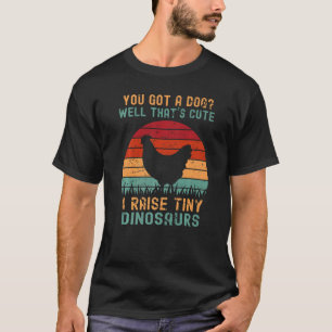 Camiseta Hombres Mujeres Niños Pollos Crío Dinosaurios Pequ