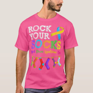 Camiseta Hombres Mujeres Niños Síndrome Camisas de Concienc